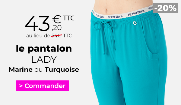 Pantalon pour dentiste en promotion à -20%